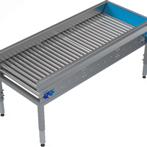Coveser roller selection bench for manual potato sorting