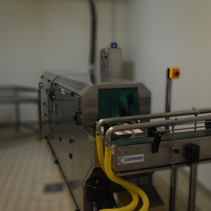 Coveser jar washer for automated jar cleaning