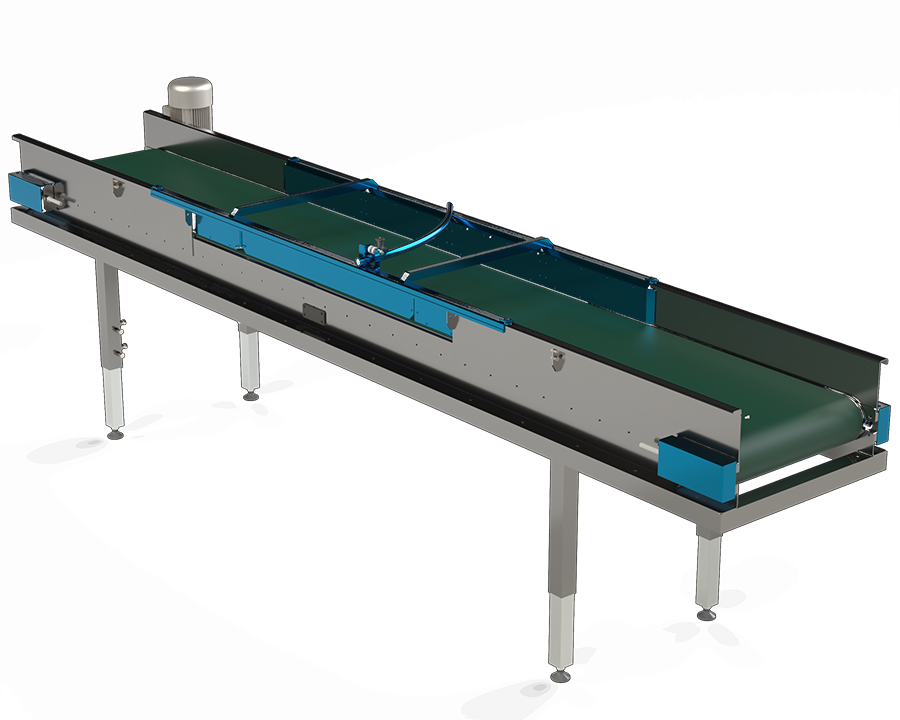 Coveser modular conveyor belt for vegetables