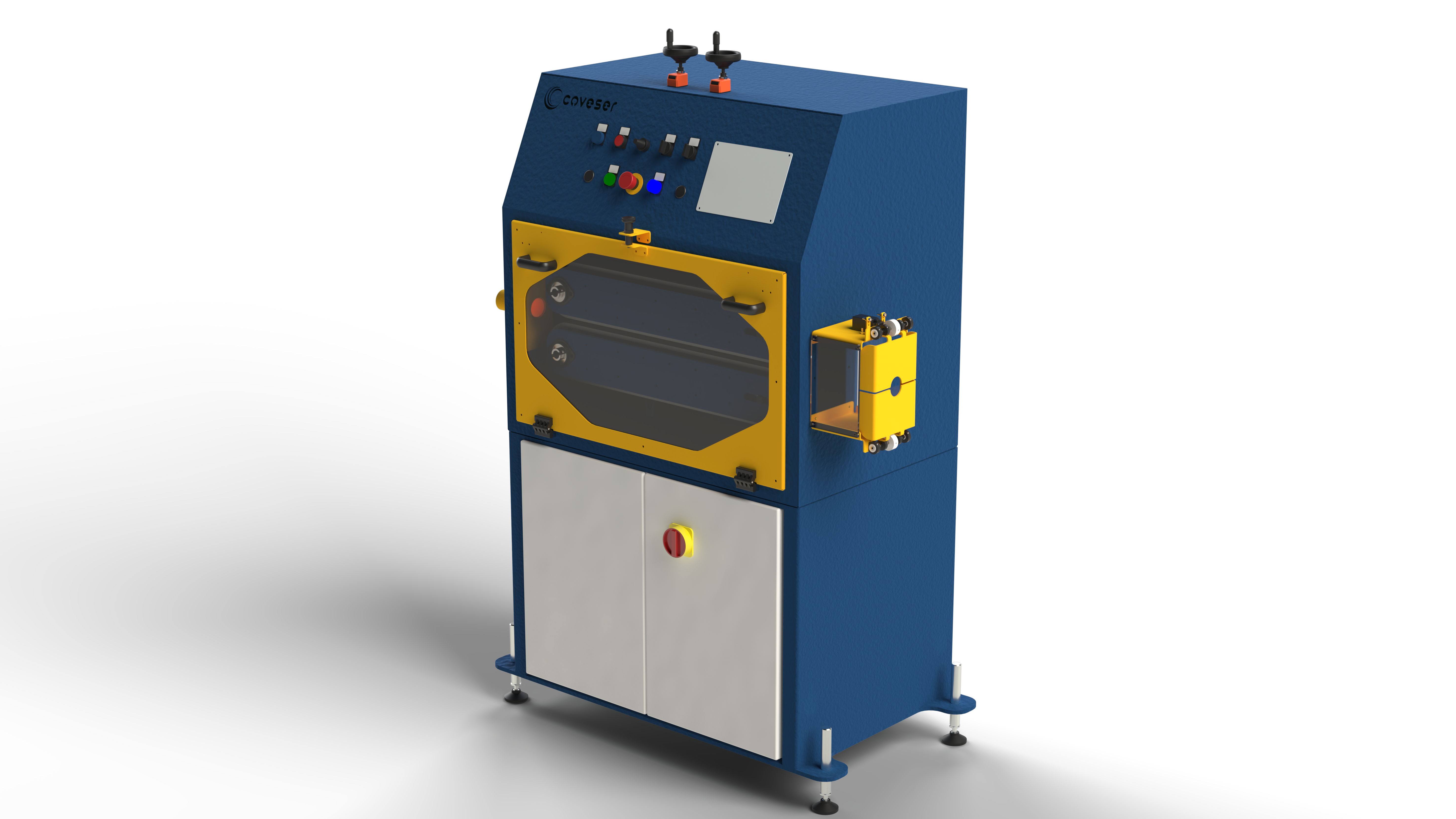 Coveser towing system with extruded pipes for vegetable sorting